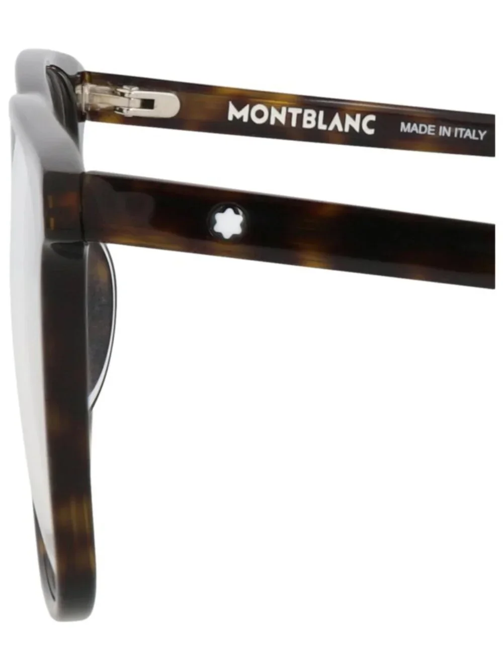 New Montblanc Women's Eyeglasses Square Rectangle Acetate Frame Mens Havana